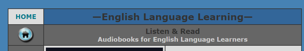 Cover: Audio Books for English Language Learners